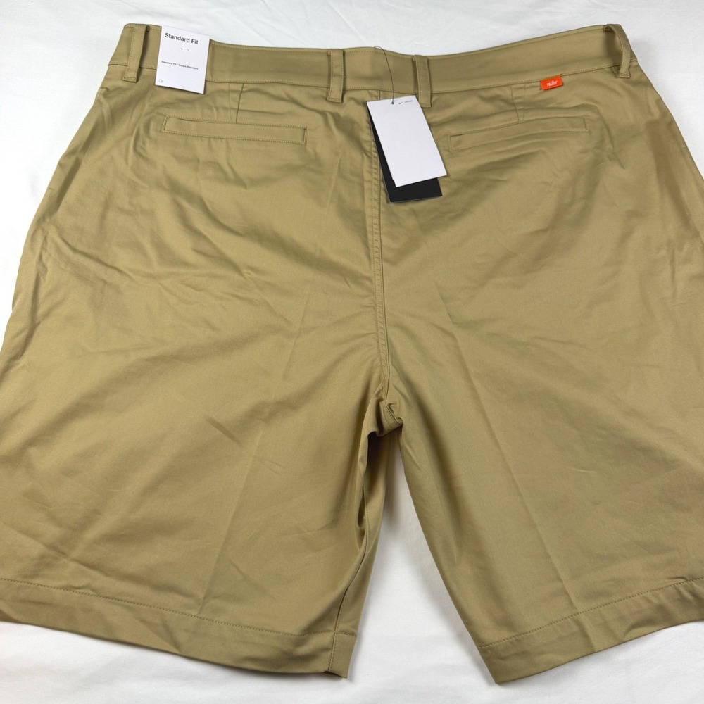 Nike Chino Shorts Mens 42 Khaki Dri-FIT UV Standard Fit Golf DA4139-297 NWT